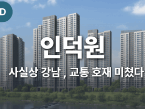 교통호재로 관심 집중 인덕원