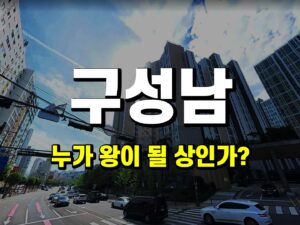 <포커스> 구성남 저평가 유망 아파트를 찾아라!